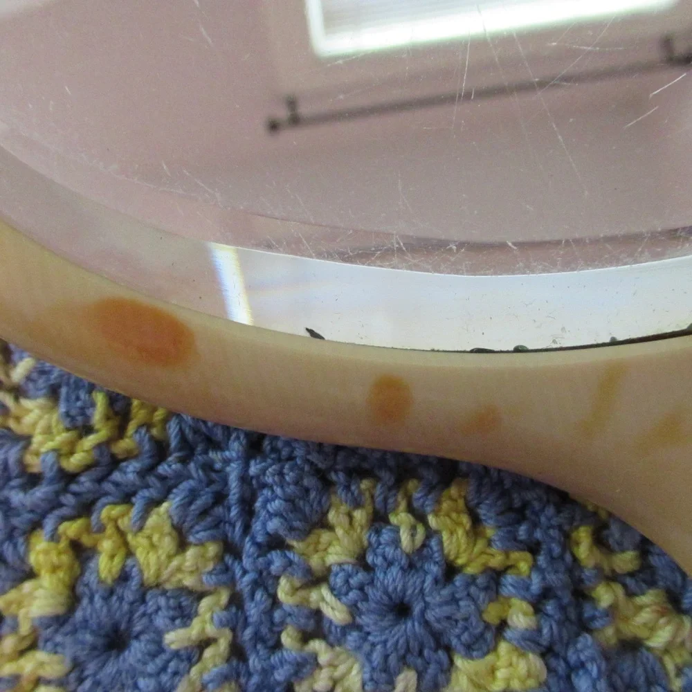 Vintage Handheld vanity mirror